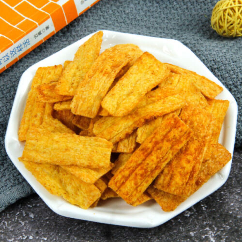 Wuming-Xiaozu-Crispy-Rice-Crackers---Crab-Roe-Flavor,-210g-1