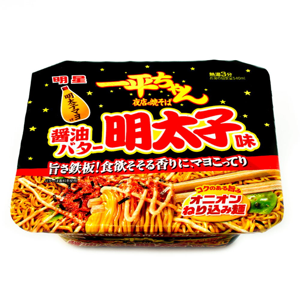 Nissin-Myojo-Ippeichan-Yatai-Yakisoba-Soy-Sauce-Butter-Mentaiko-Flavor---127g-1