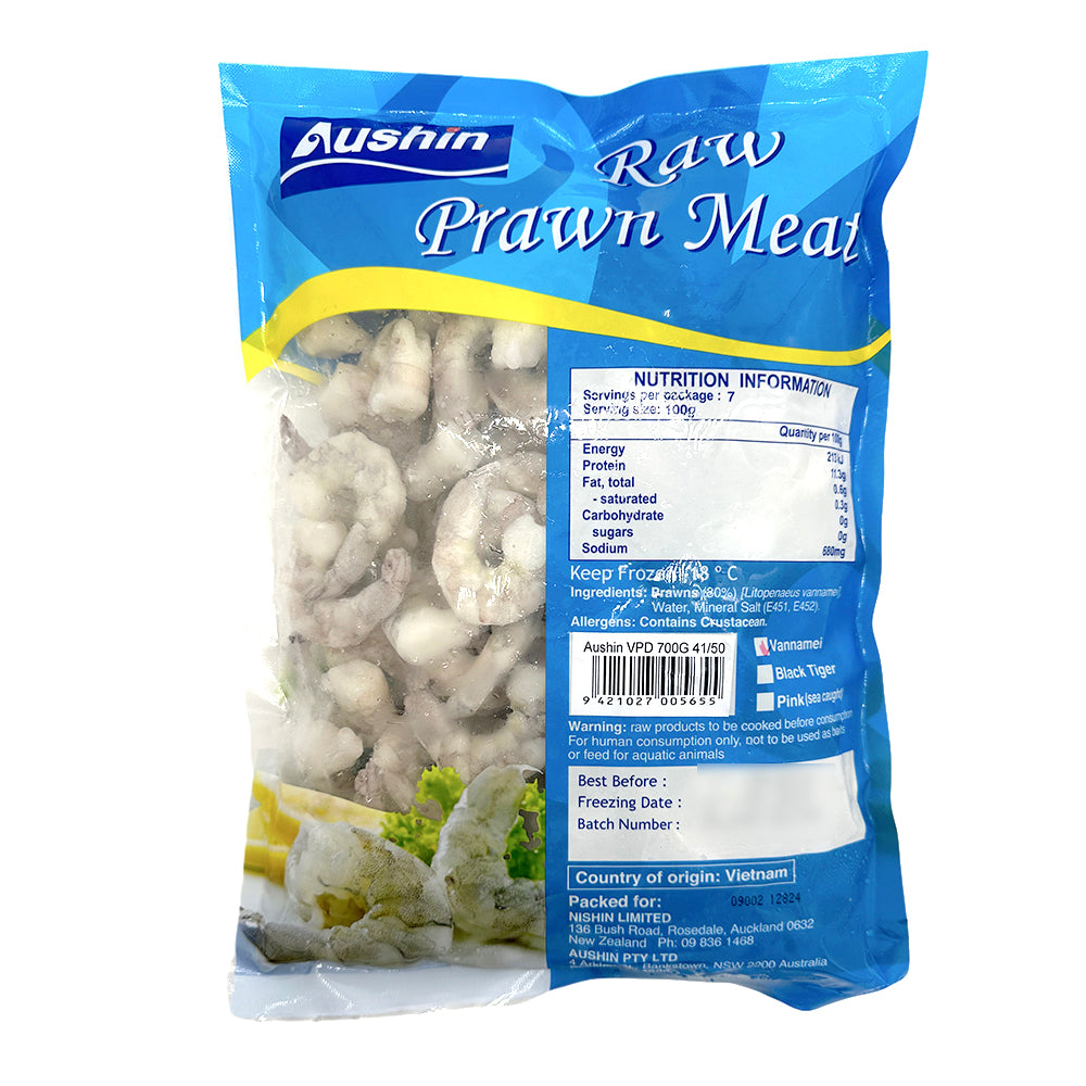 Aushin-Frozen-Raw-Prawn-Meat,-Headless-and-Tail-off,-Size-41/50---700g-1