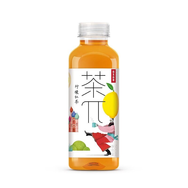 [Full-Case]-Nongfu-Spring-Tea-Pi-Lemon-Red-Tea-Flavour-500ml*15-Bottles/Case-1