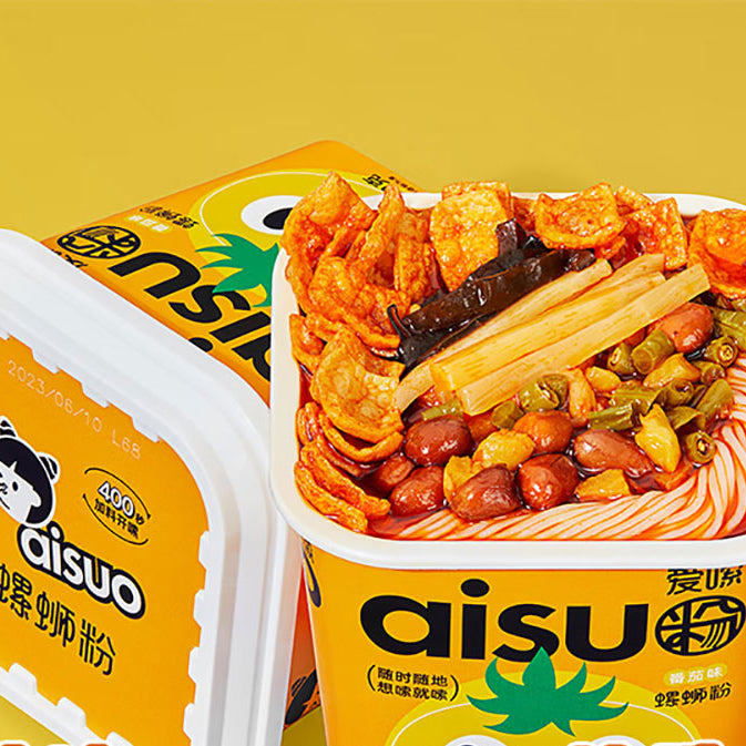 Aisuo Liuzhou Snail Noodles - Tomato Flavor, 230g