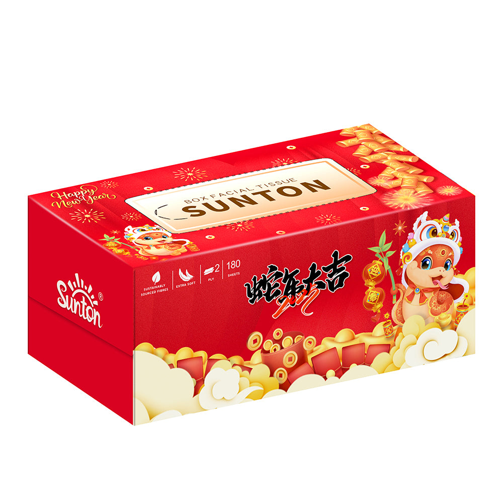 Suntory-New-Year-Edition-Facial-Tissue---180-Sheets,-2-Ply-1