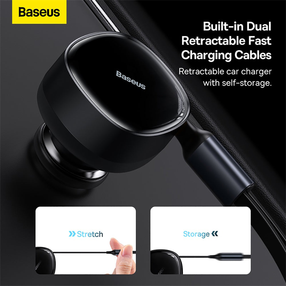 Baseus-Enjoyment-Retractable-2-in-1-Car-Charger-30W---Black-1