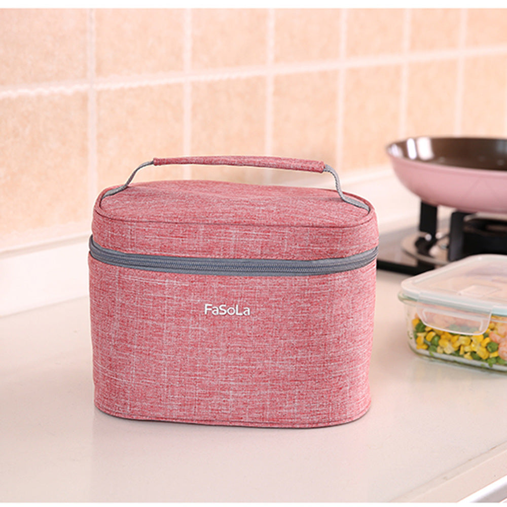 Fasola-Insulated-Lunch-Bag---Pink,-22*15*16cm-1