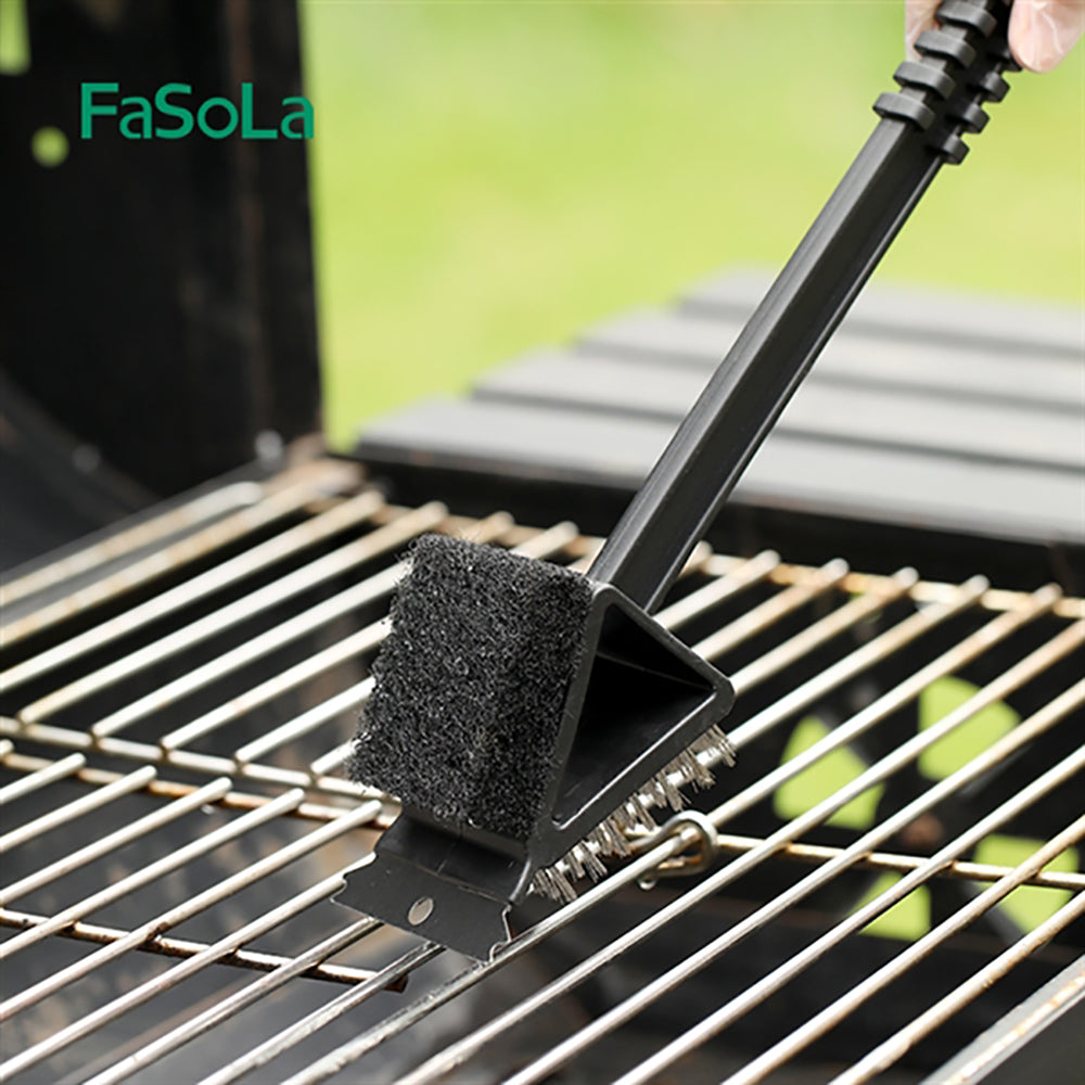 FaSoLa-Long-Handle-BBQ-Cleaning-Brush---Black-1