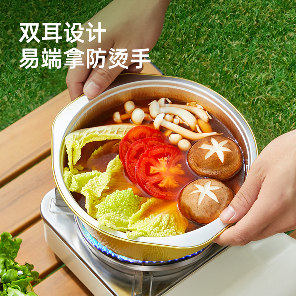 Cooker-King-Disposable-Aluminum-Foil-Pots-1430-ml-–-Pack-of-5---for-Camping-&-Outdoor-Cooking-2