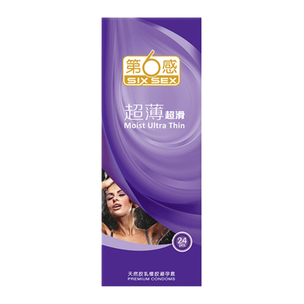 Six-Sex-Moist-Ultra-Thin-Condoms---24-Pack---Ultra-Thin-&-Extra-Lubricated-Latex-Condoms-2
