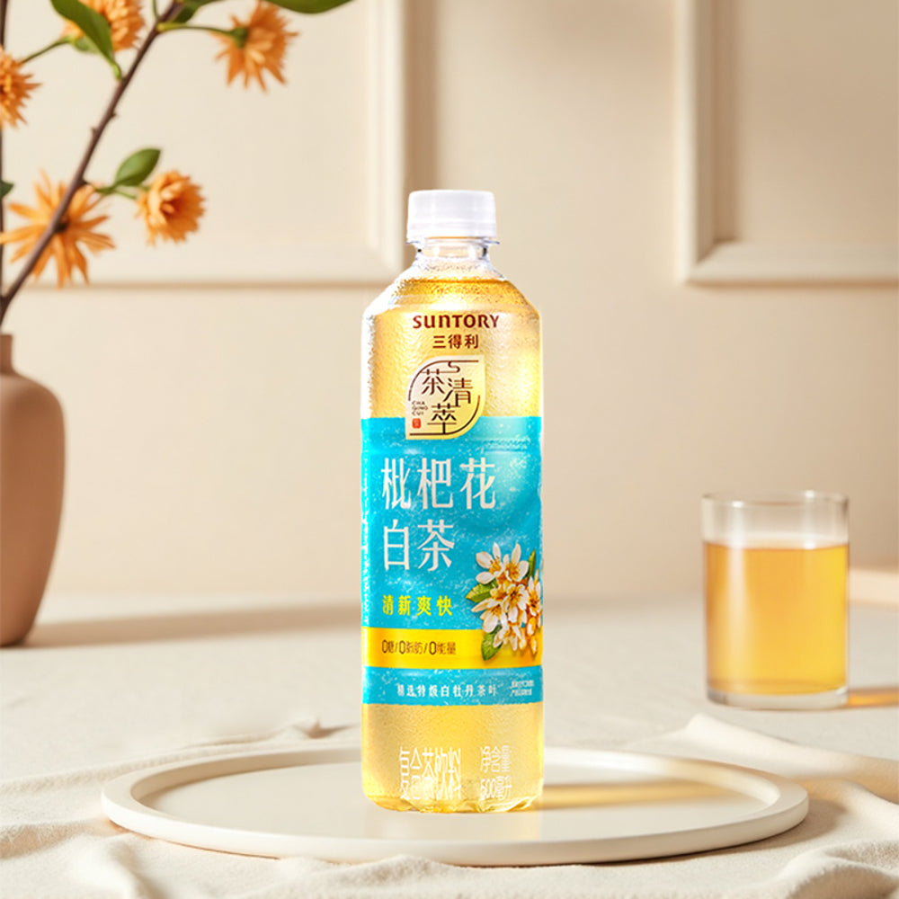 Suntory-Loquat-Blossom-White-Tea---Zero-Sugar-Refreshing-Brew,-500ml-2