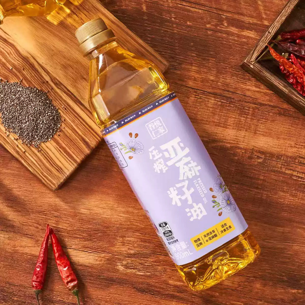 Aldi-Gu-Yue-Ren-Jia-Pressed-Flaxseed-Oil-900ml-–-Limited-Import-2