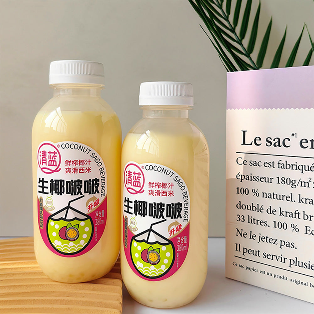 Qinglan-Coconut-Sago-Beverage-Passion-Fruit-Flavor---380ml-1