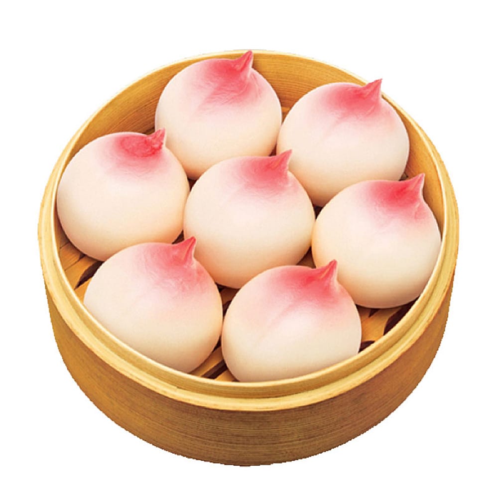 [Frozen]-Sinian-Red-Bean-Buns-Shaped-Like-Peaches-360g-1