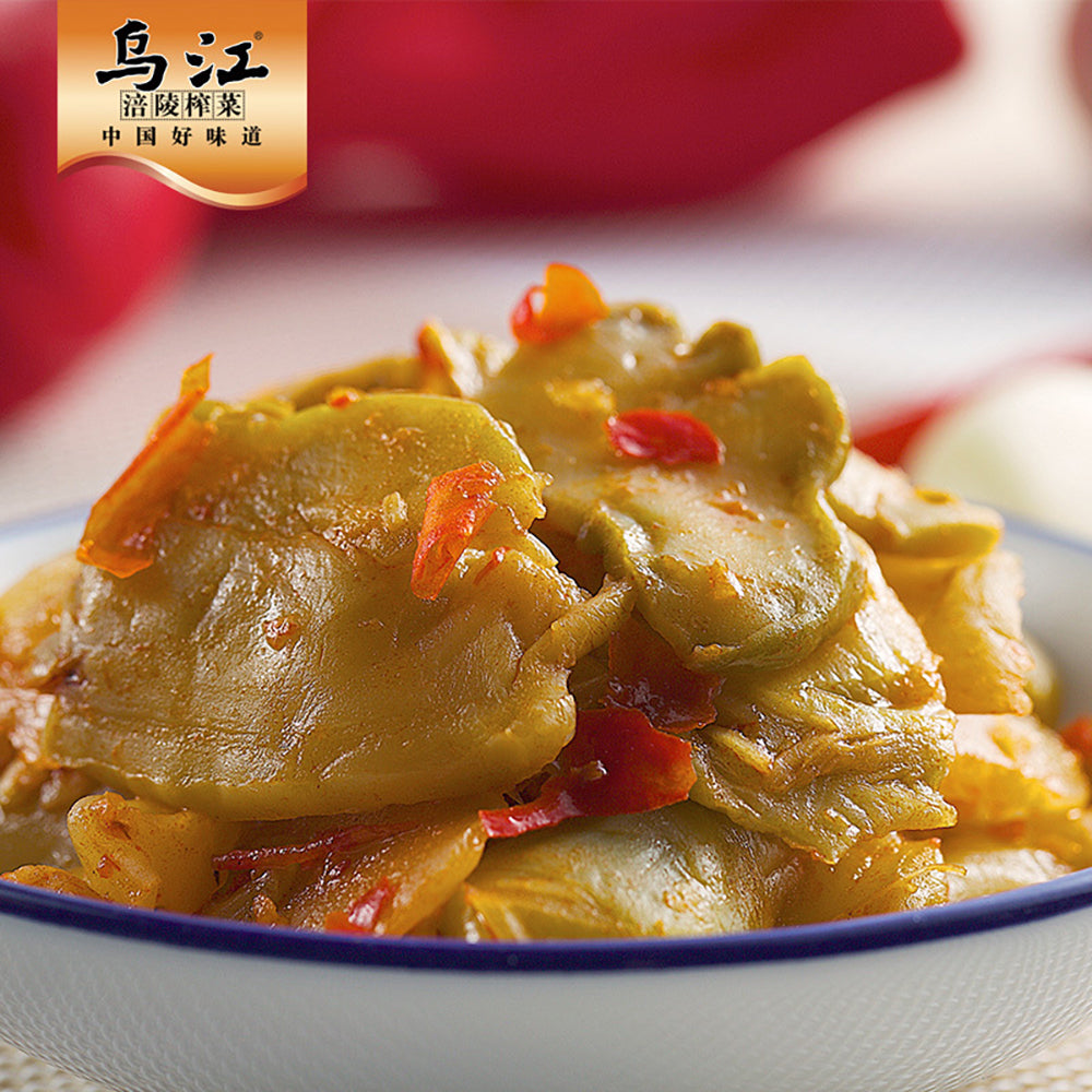 Wujiang Pickled Mustard, Spicy and Sour Flavor, 80g-1