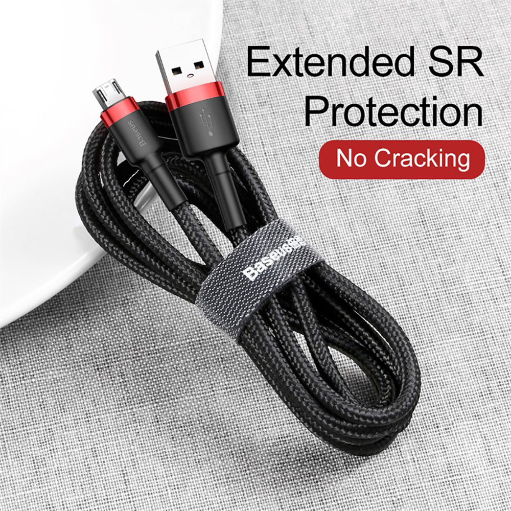 Baseus-Cafule-USB-to-Micro-USB-Cable,-Reversible,-1.5A,-2M,-Red-and-Black-1