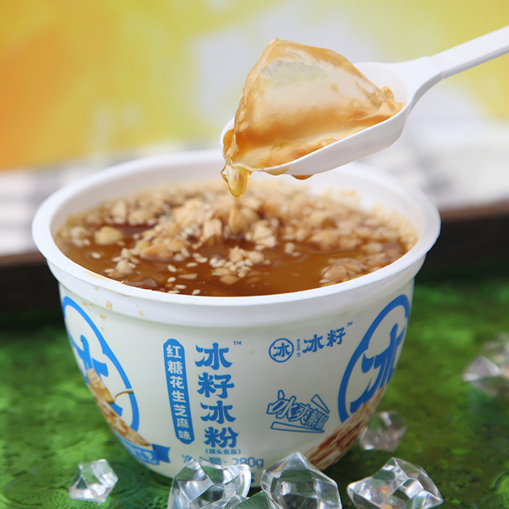 Shenghetang-Ice-Jelly-with-Brown-Sugar,-Peanut,-and-Sesame-Flavor---280g-1