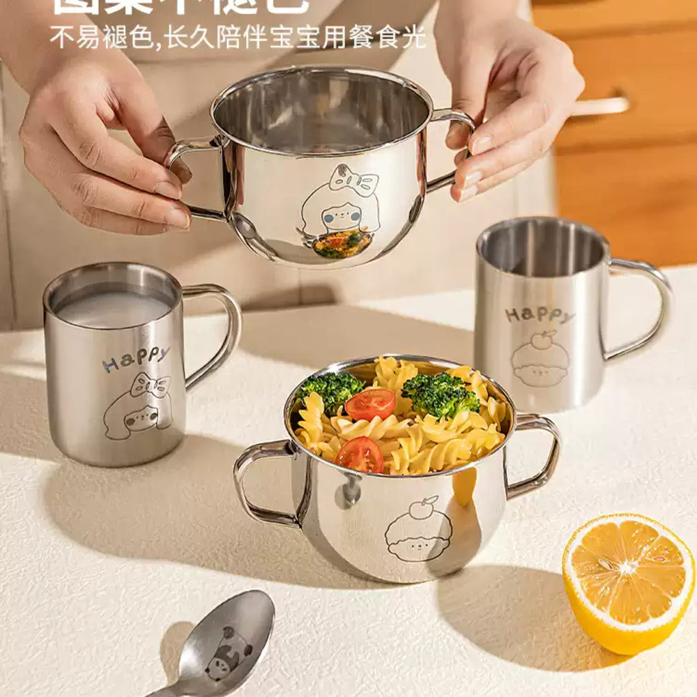 Modern-Housewife-304-Stainless-Steel-Double-Handle-Bowl-(Girl-Design)-–-Cute-Two-Handle-Soup/Noodle-Bowl-2
