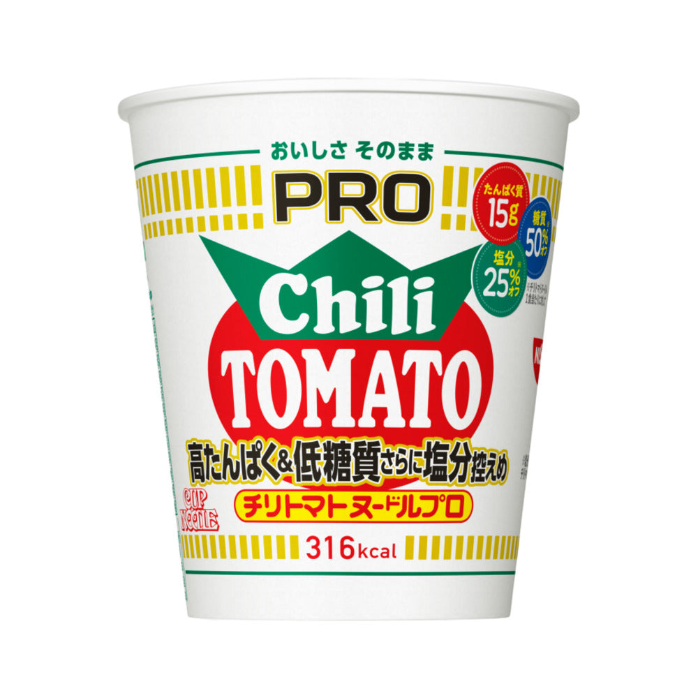 Nissin-Cup-Noodles-PRO-Chili-Tomato-–-High-Protein,-Lower-Sugar-&-Reduced-Salt-80g---Spicy-Tomato-Instant-Cup-Ramen-1