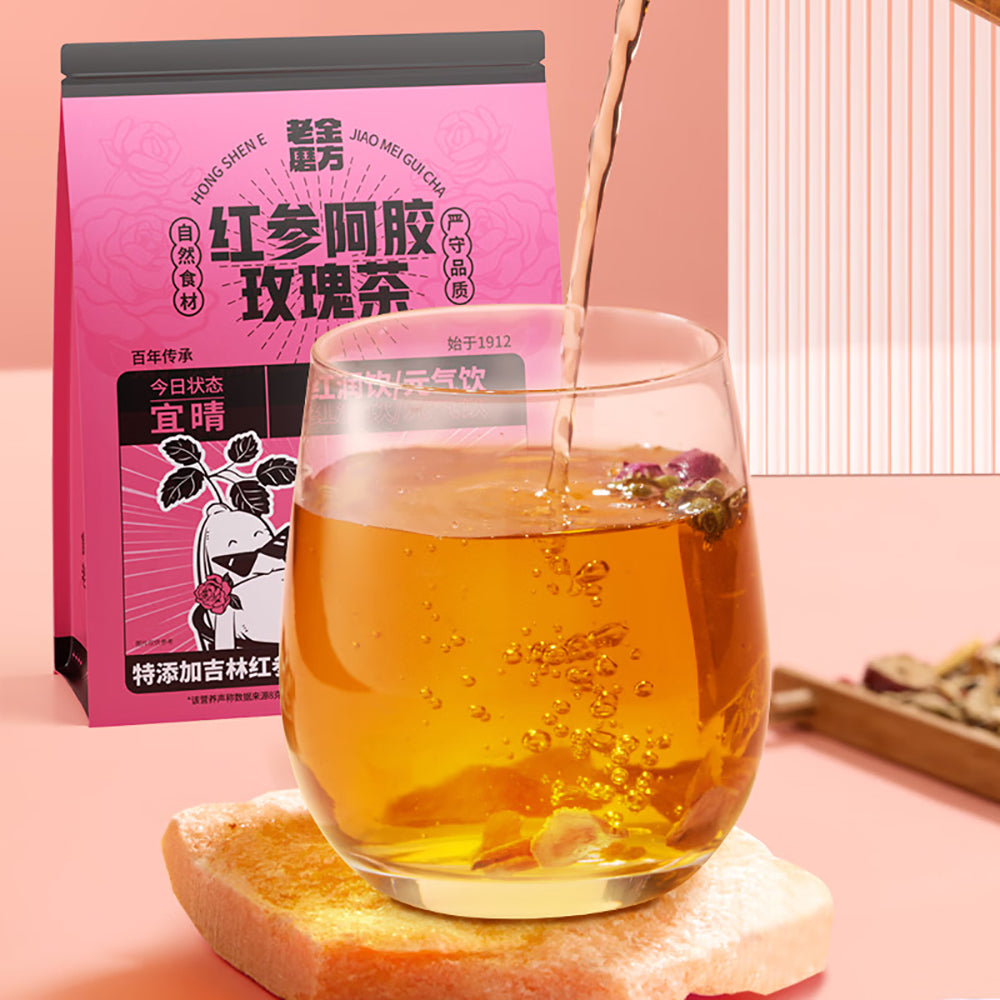 Lao-Jin-Mo-Fang-Red-Ginseng-Ejiao-Rose-Tea-Bags---120g-1