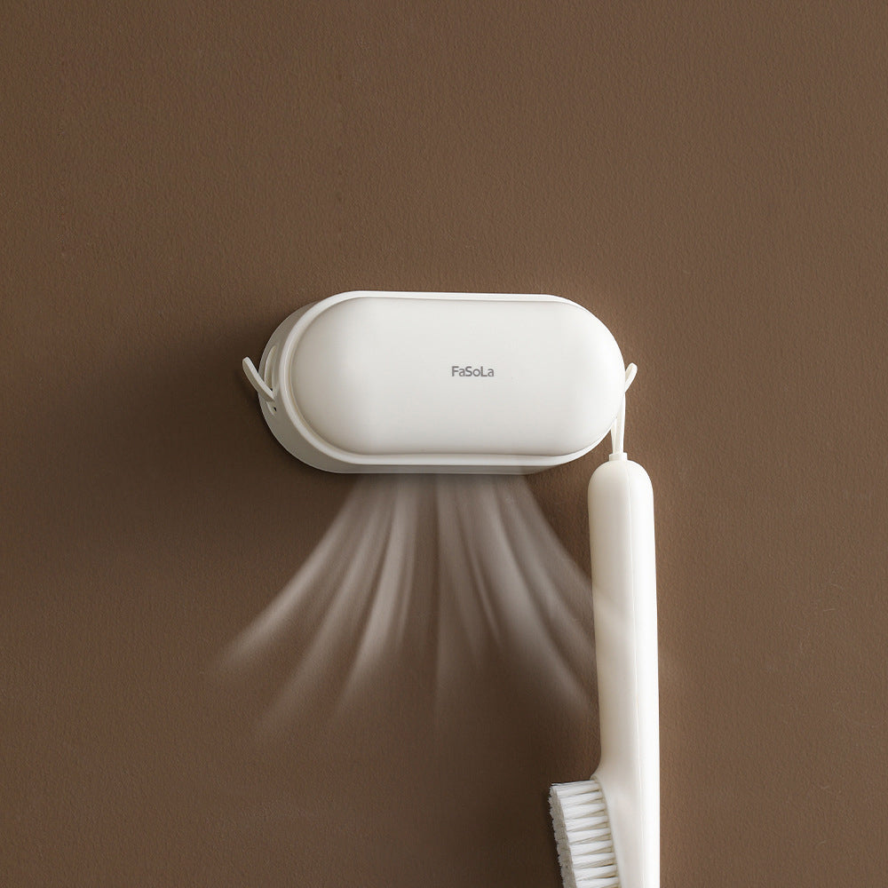 FaSoLa Wall-Mounted Laundry Brush - White