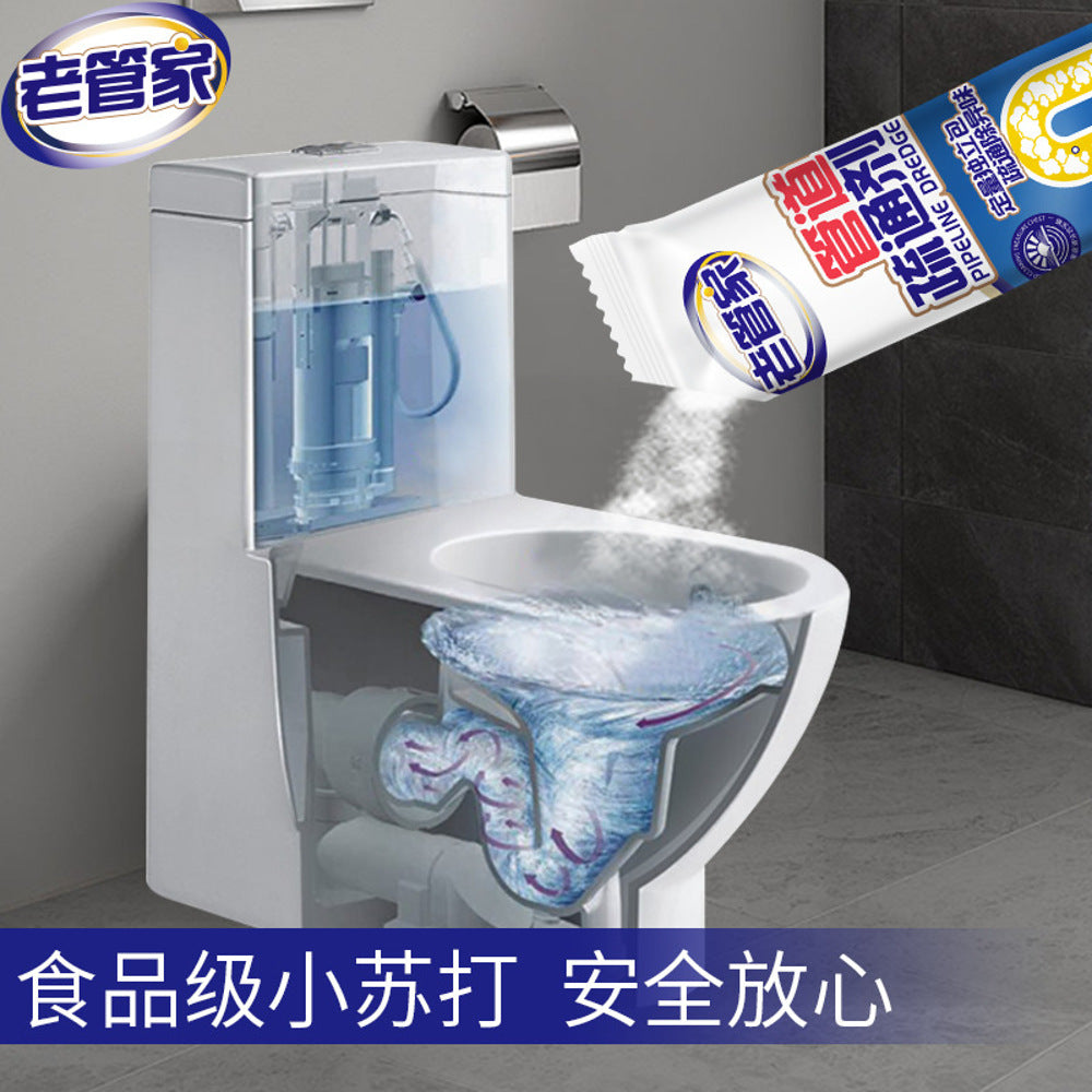 Lao-Guanjia-Pipeline-Drain-Cleaner-Powder-–-90g-x-3-Sachets-(Total-270g)---Drain-&-Pipe-Unblocker-with-Deodorising-Action-3