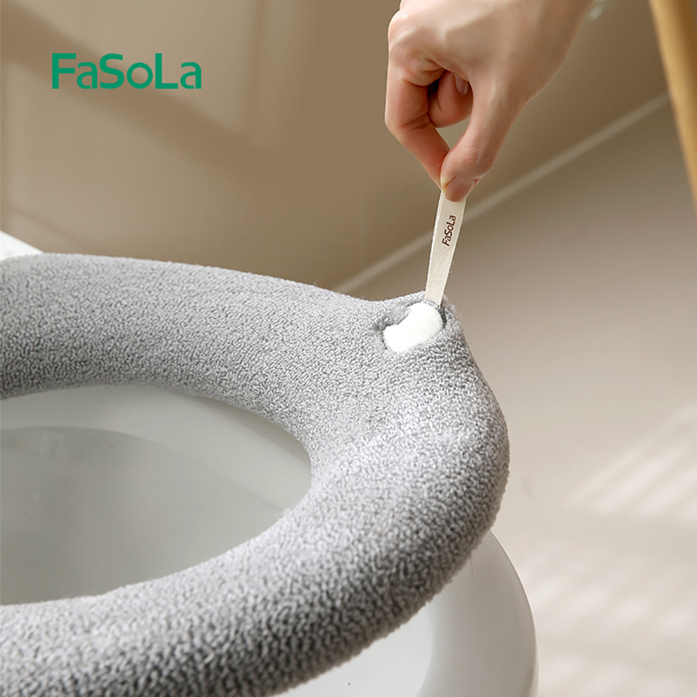 FaSoLa-O-Shaped-Toilet-Seat-Cover---Light-Gray-1