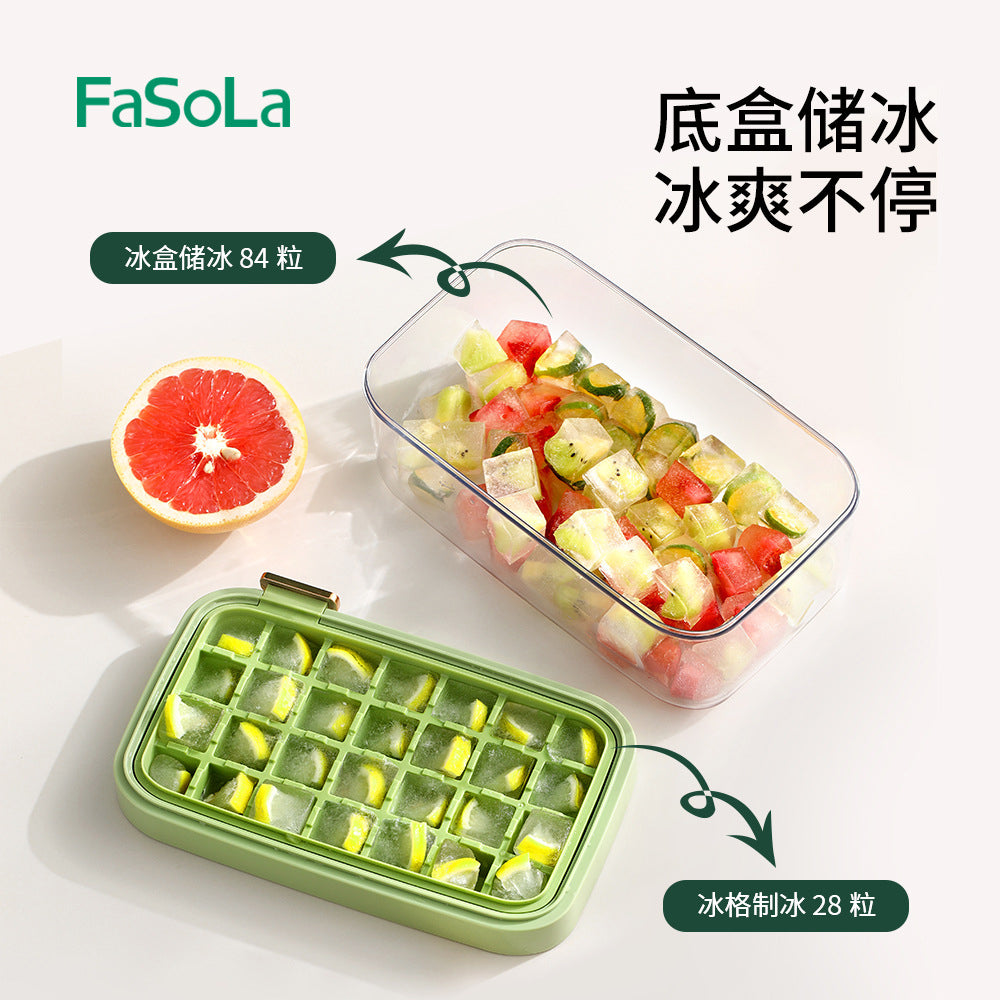 FaSoLa-Quick-Release-Ice-Cube-Tray---Beige-1