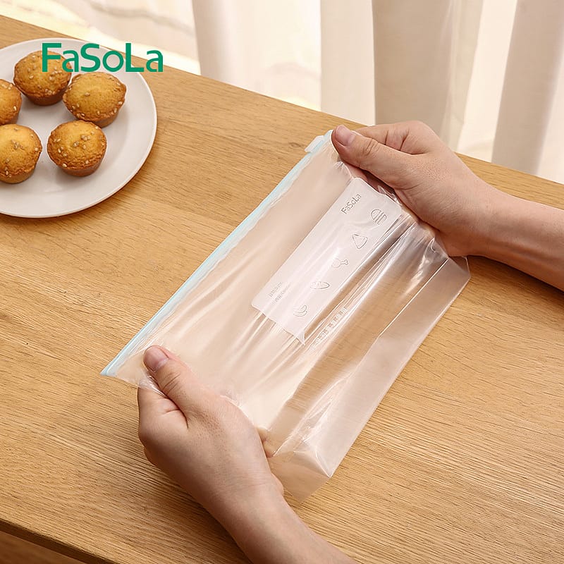 FaSoLa-Multi-Functional-Zipper-Food-Storage-Bags---Medium,-White,-23*15cm,-15-Pieces-1