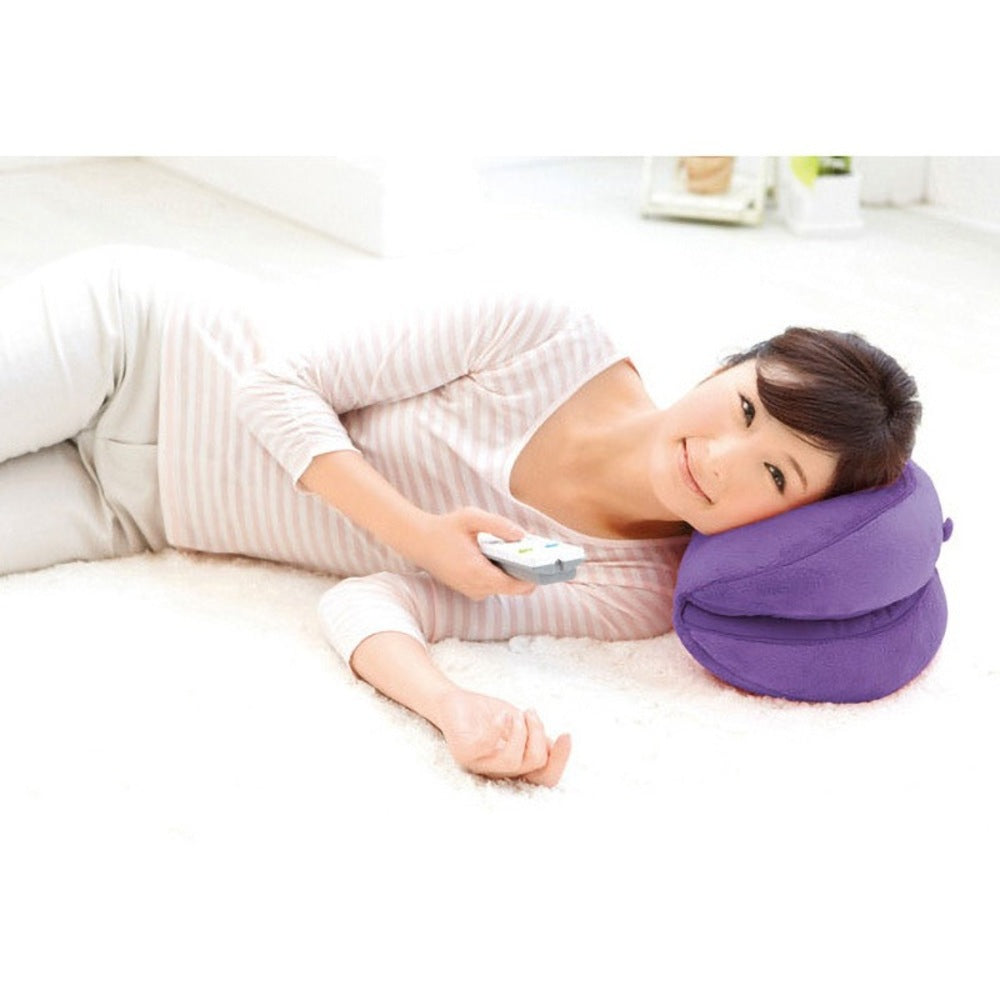 COGIT-Velvet-Figure-8-Double-Donut-Seat-Cushion---Purple-3