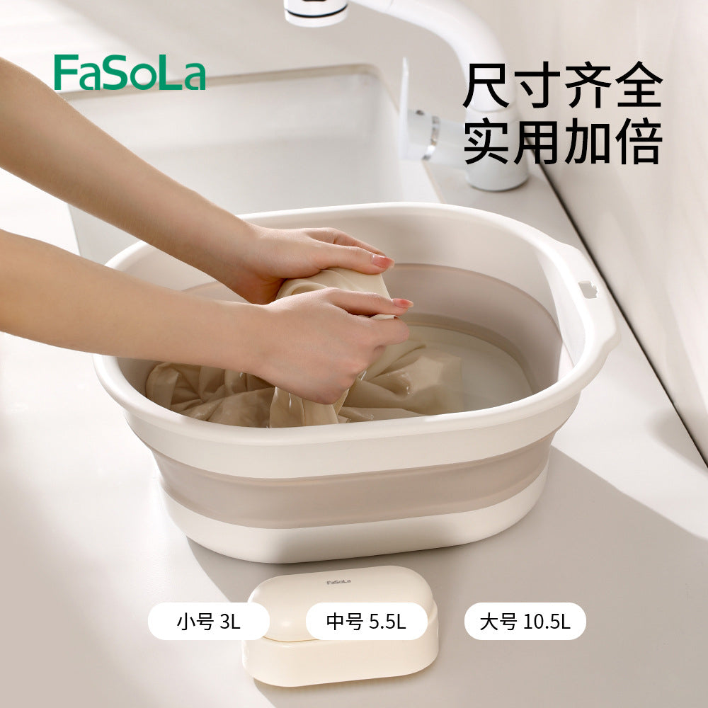 FaSoLa-Foldable-Wash-Basin---Medium,-Milk-Coffee-Color-1