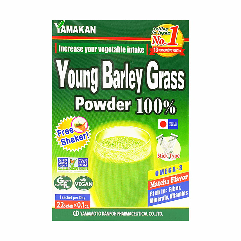 Yamamoto-Kanpo-Young-Barley-Grass-Powder---3g-x-22-Sachets-(66g)-1