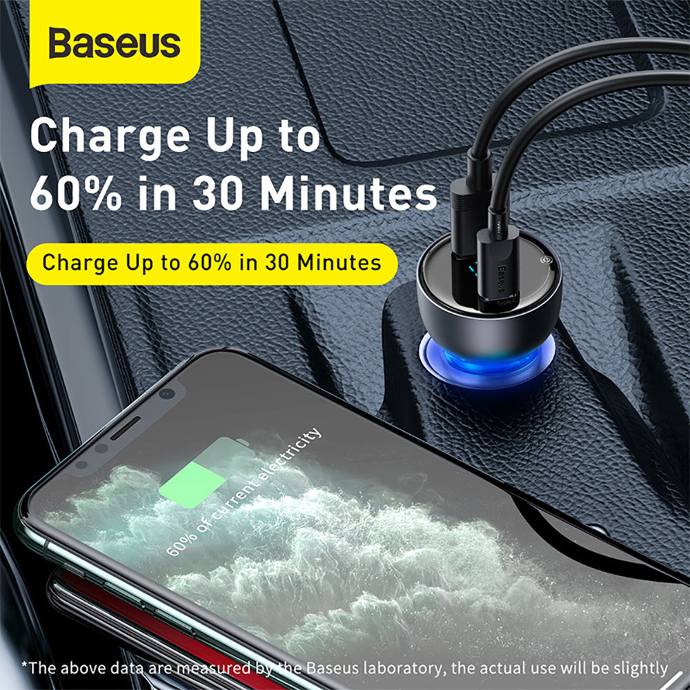 Baseus-Metal-Digital-Display-QC+PPS-Fast-Car-Charger-C+U-65W-Set---Deep-Space-Gray-1