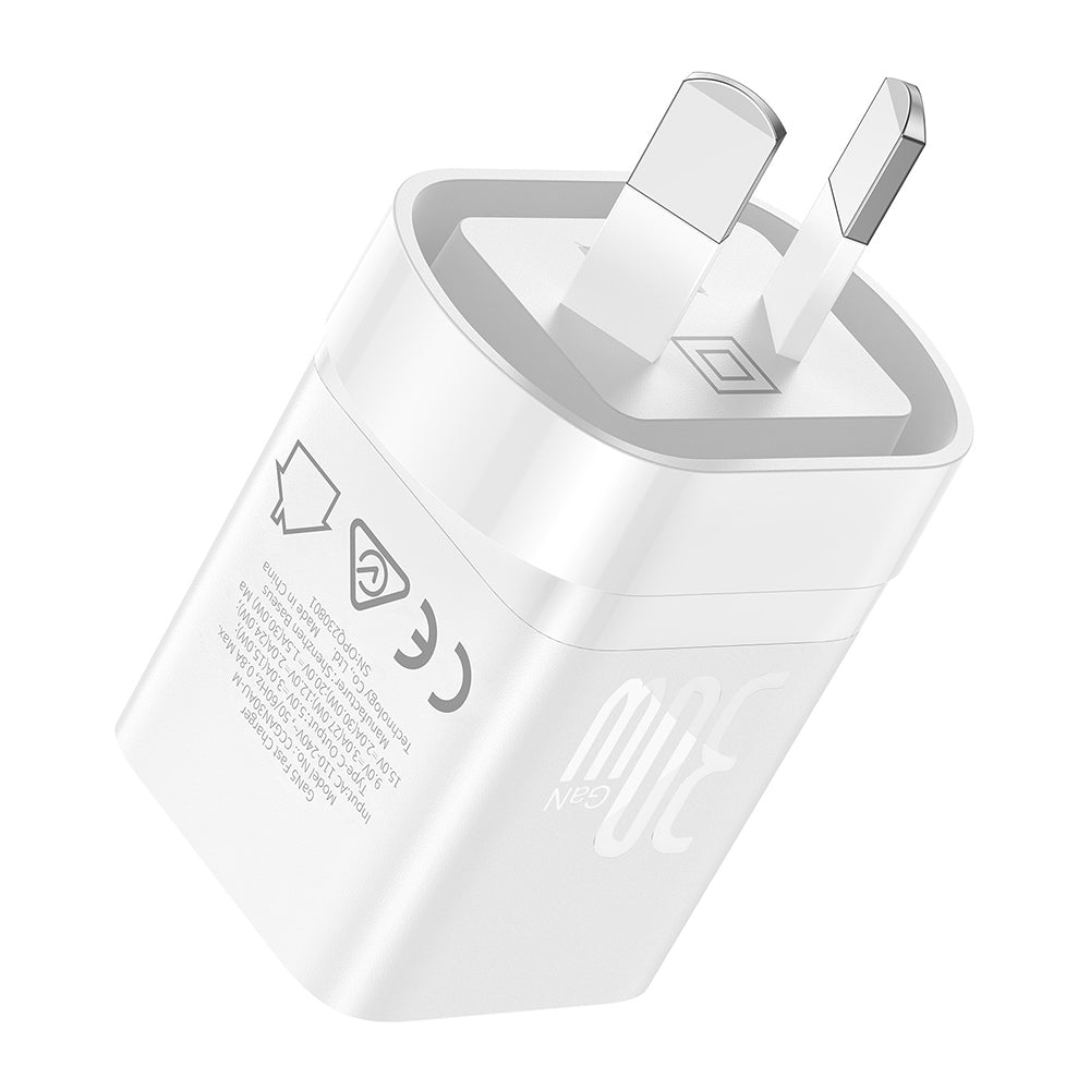 Baseus-GaN-Fast-Charger-Mini-Version-1C-30W-AU-Plug---Moon-White-1