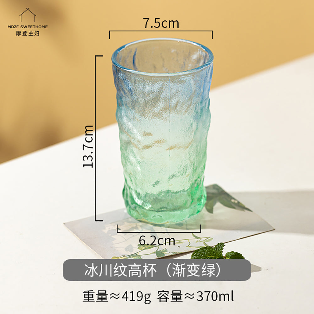 Modern-Housewife-Glacier-Pattern-Tall-Glass---Gradient-Green-1