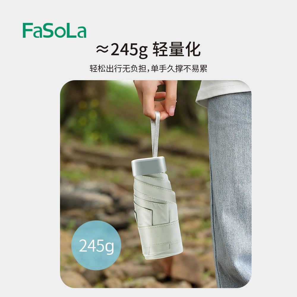 FaSoLa-Compact-Folding-Pocket-Umbrella---Light-Green-1