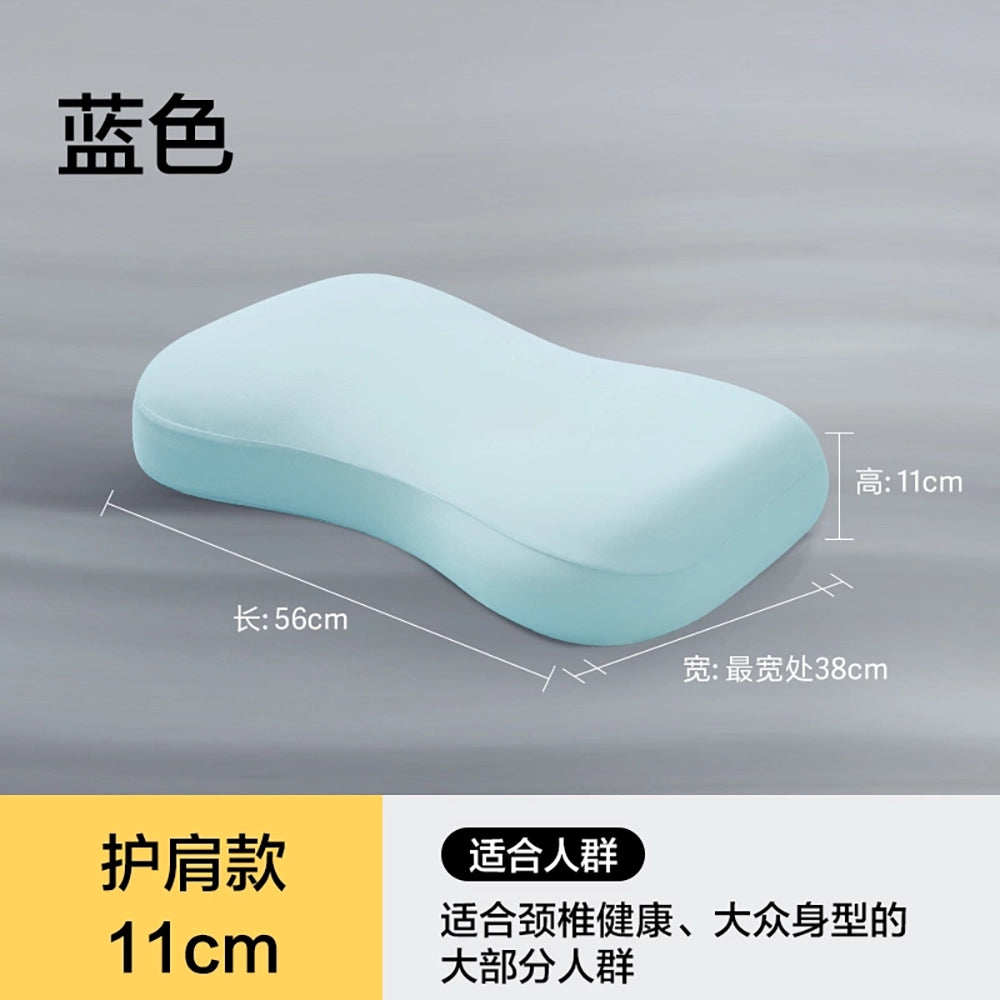 NetEase-Cloud-Zero-Degree-Memory-Foam-Pillow---Shoulder-Support,-Sea-Salt-Blue-1