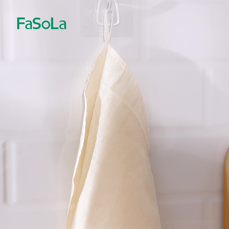 FaSoLa-Cotton-Steamer-Cloth---Beige,-28cm-Diameter,-5-Pieces-1