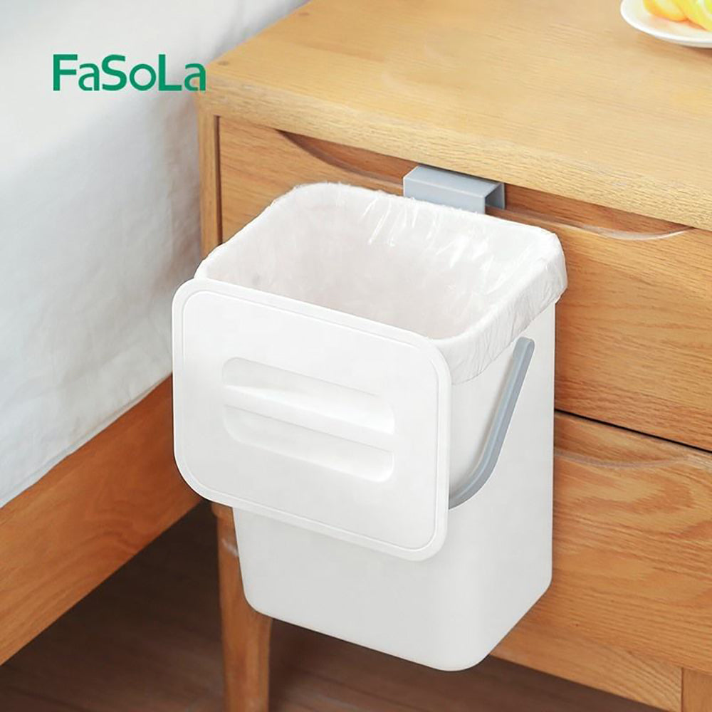 FaSoLa-Wall-Mounted-Trash-Bin-in-White,-21*17.5*24.5cm-1