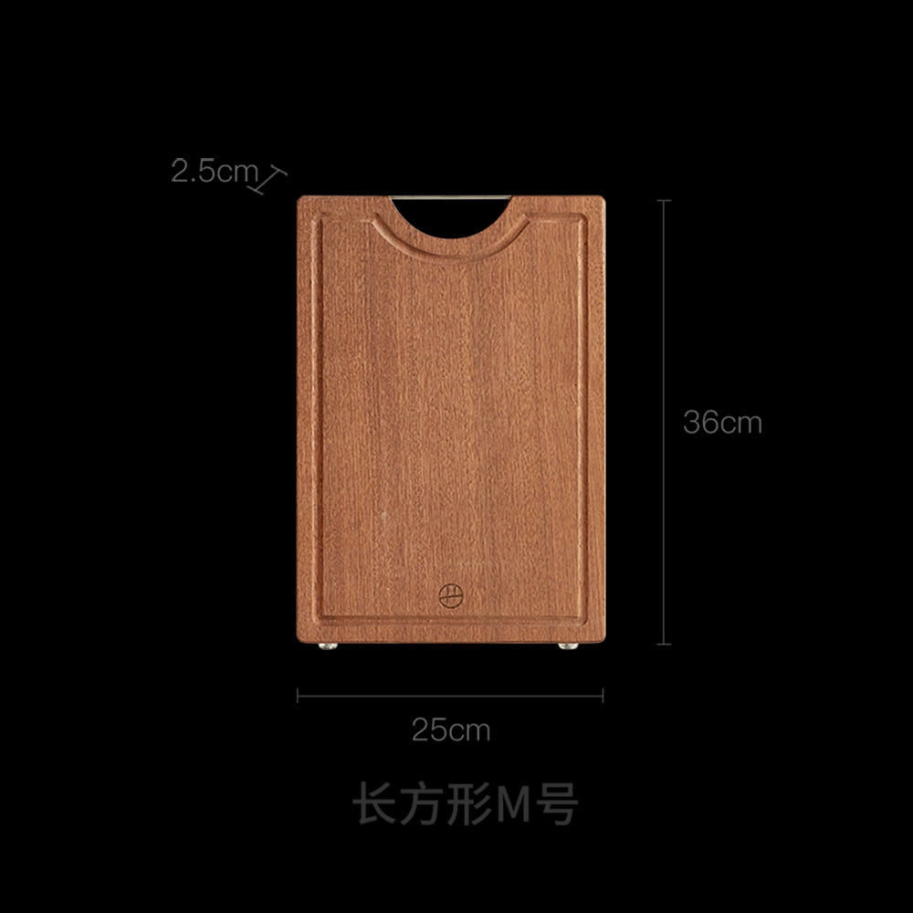 Lifease-Black-Walnut-Rectangular-Cutting-Board-M-36*25*2.5cm-1