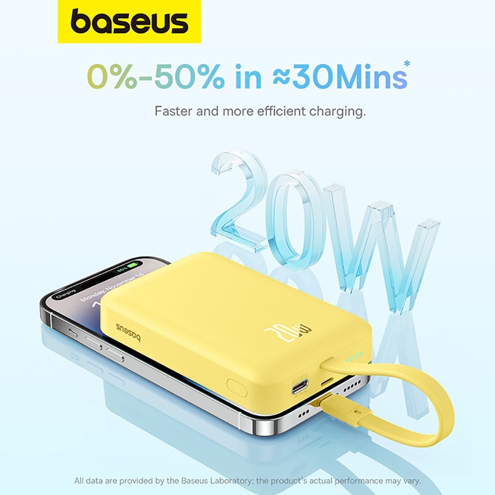 Baseus-Magnetic-Mini-Wireless-Fast-Charging-Power-Bank-for-iP-10000mAh-20W-Fresh-Lemon-Yellow---Overseas-Edition-1