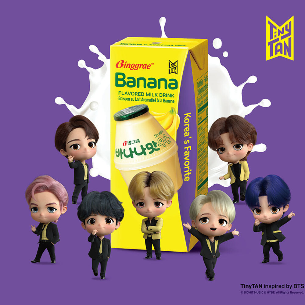 Binggrae-Banana-Flavored-Milk-Drink---200ml-x-6-x-4/Box-1