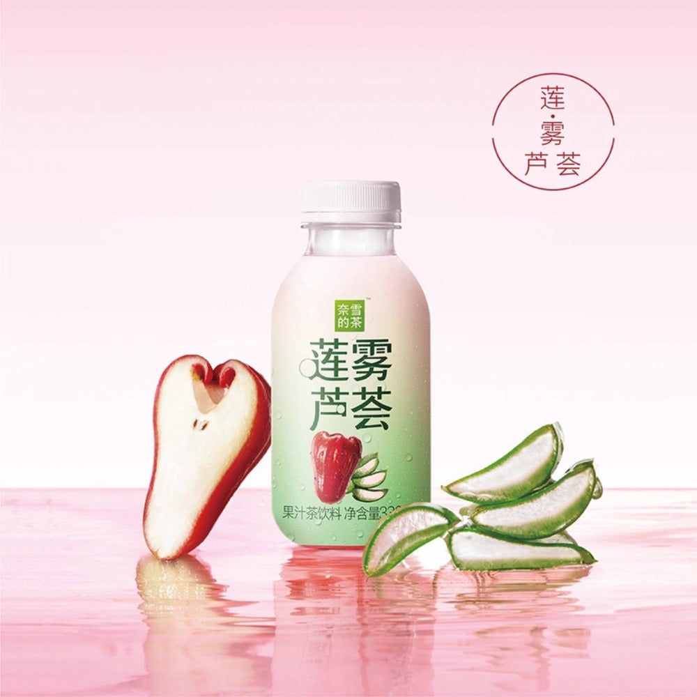 NAYUKI-Wax-Apple-(Rose-Apple)-&-Aloe-Fruit-Tea-Drink-330ml-x-15-Bottles-–-Limited-Import-3