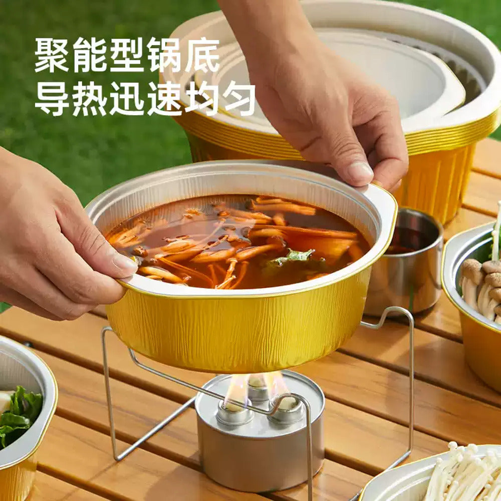 Cooker-King-Disposable-Aluminum-Foil-Pots-1430-ml-–-Pack-of-5---for-Camping-&-Outdoor-Cooking-3