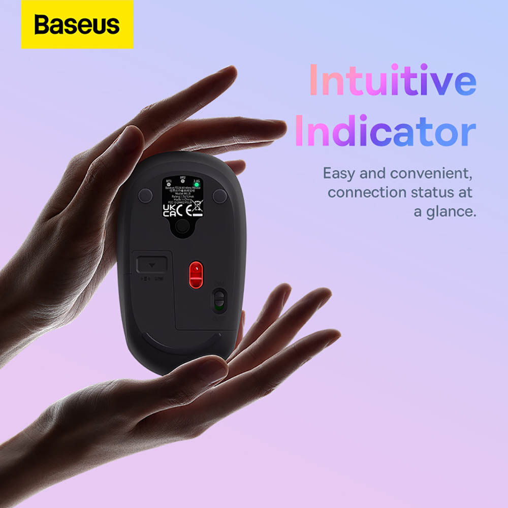 Baseus-Creator-Tri-Mode-Wireless-Mouse---Cloud-Gray,-International-Version-1