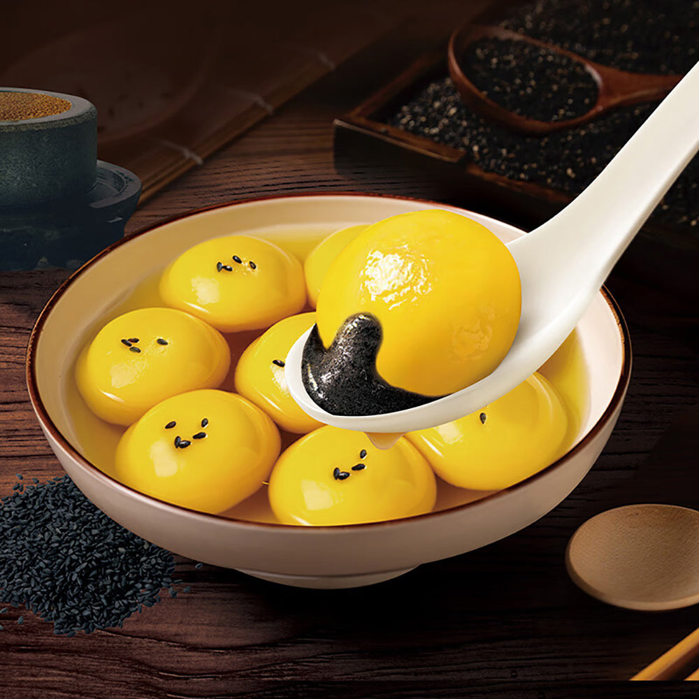 Guangzhou-Restaurant-Frozen-Yellow-Rice-and-Black-Sesame-Tangyuan-320g-1