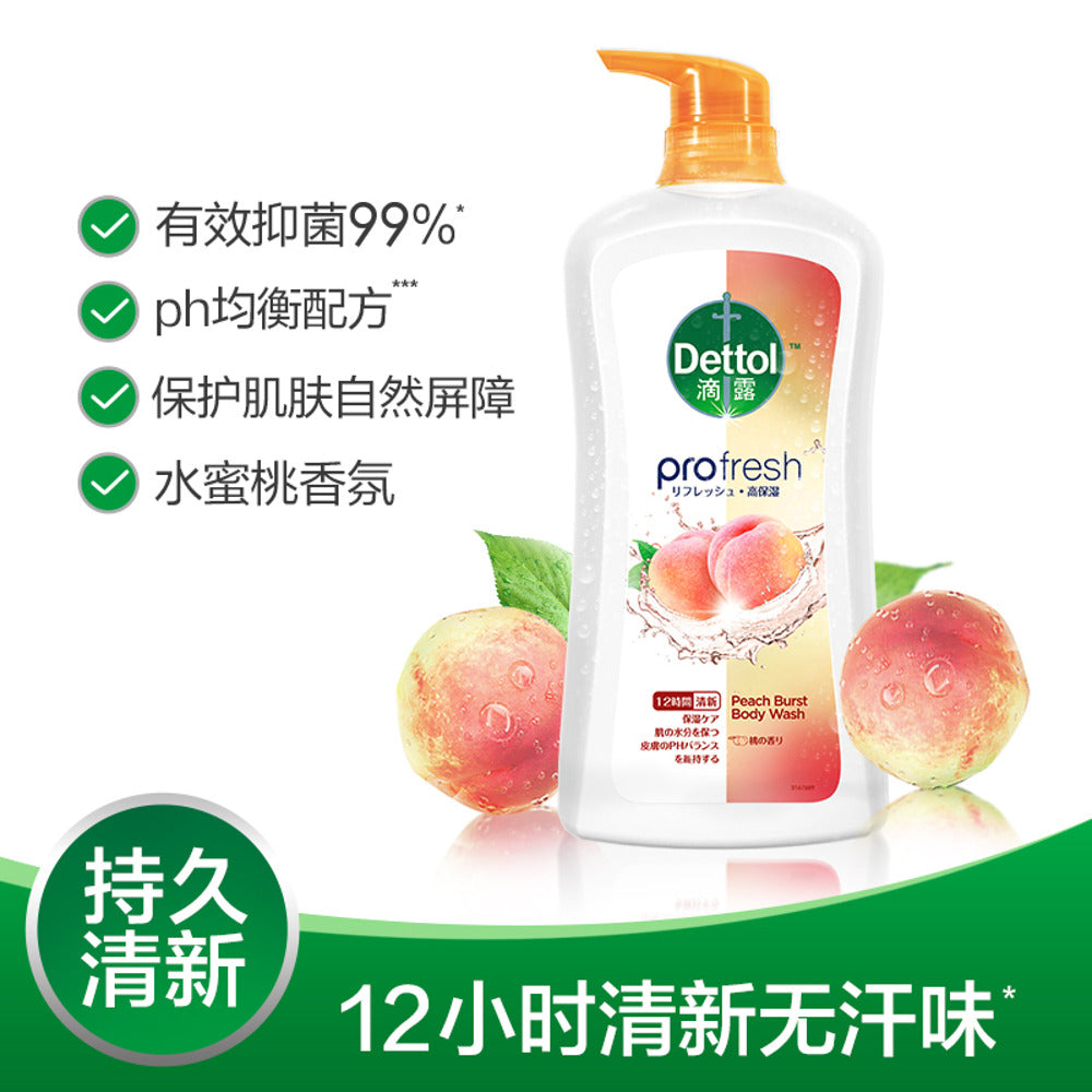 Dettol-ProFresh-Peach-Burst-Body-Wash-950g---Shower-Gel-2