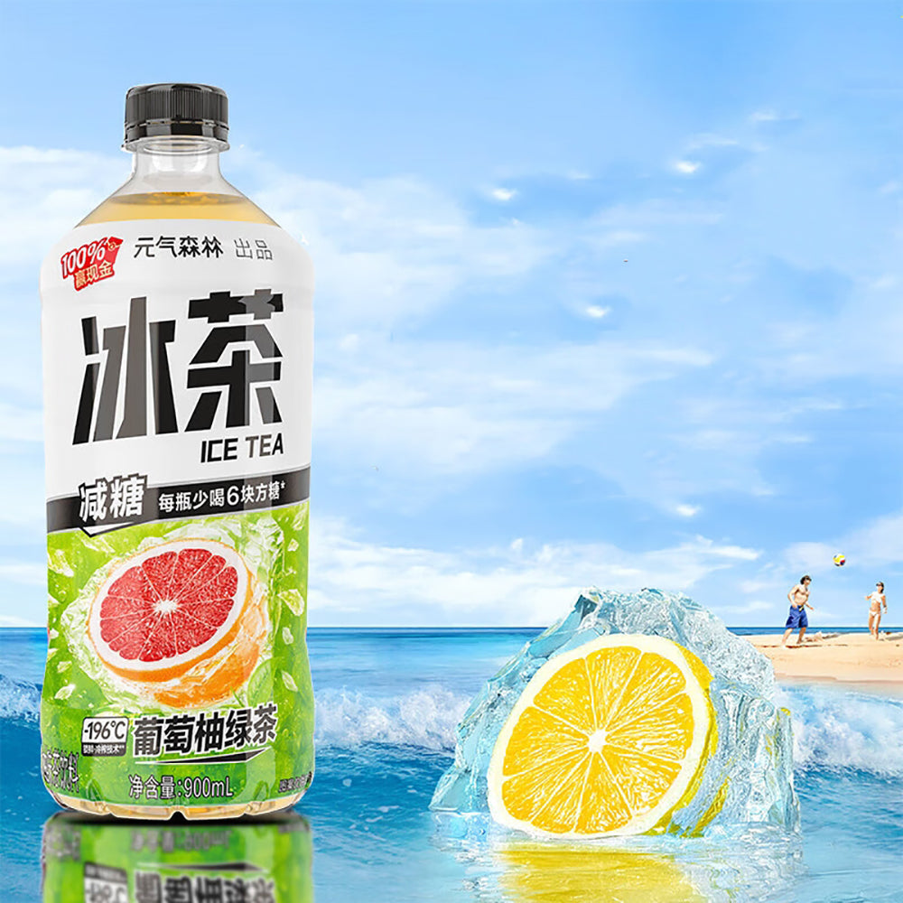 Genki-Forest-Grapefruit-Green-Tea-Ice-Tea---900ml-1