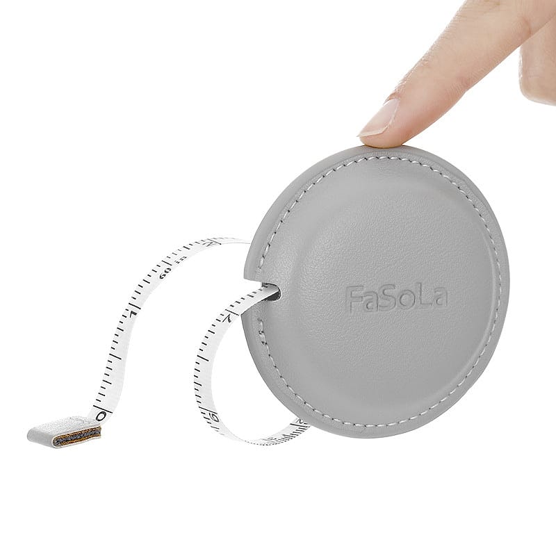 FaSoLa-Compact-Square-Tape-Measure---Grey,-6.9*6.9*2.1cm-1