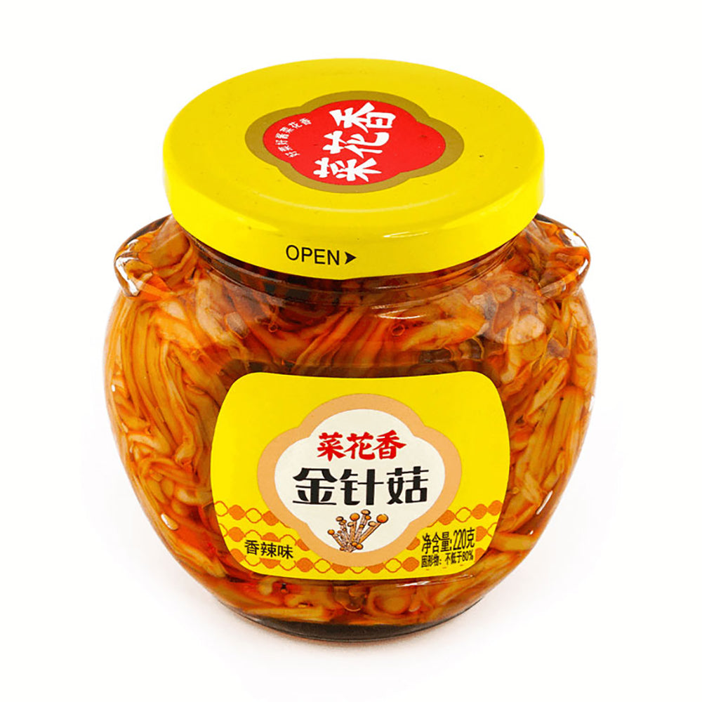 Caihua-Xiang-Golden-Needle-Mushrooms-in-Spicy-Flavour-220g-1