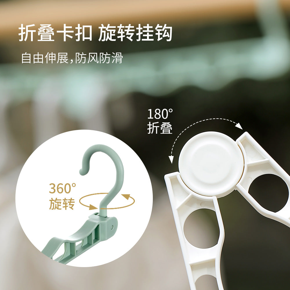 FaSoLa-Foldable-Clothes-Hanger---Green-1