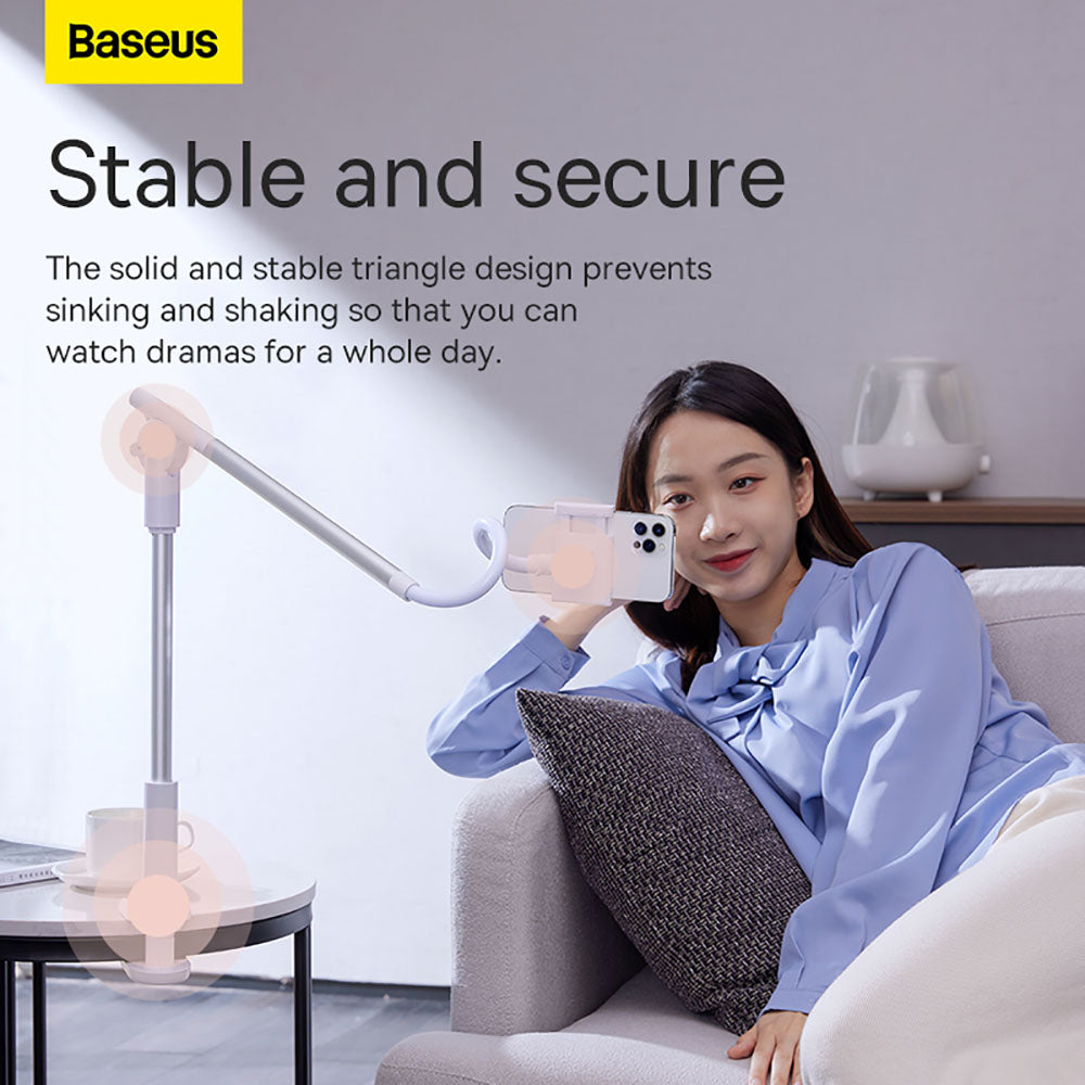 Baseus-Adjustable-Lazy-Phone-Holder---Silver-1