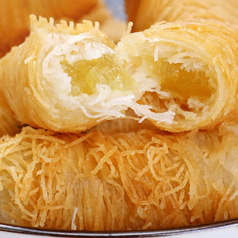 [Frozen]-Arno-Golden-Thread-Durian-Pastry---10-Pieces,-250g-1